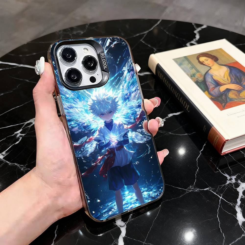 Hunter Killua Zoldyck  Phone Case For iPhone 17,16,15,14,13,12,11 Plus,Pro Max,XS,Colorful Silver Black Cover iPhone13PROMAX