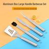 10-Piece Stainless Steel BBQ Tool Set with Aluminum Case