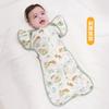 Bamboo Cotton Swaddle Sleep Sack Newborns Anti Startle Wrap Lightweight Baby Sleeping Bag A-Class Safe