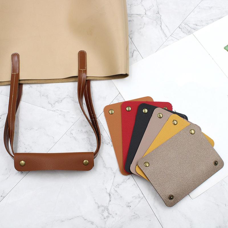 Soft Leather Handbag Handle Wrapped Luggage Luggage Grip Protector Shoulder Bag With Anti-Scuff Padded Lid Bag Accessories
