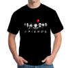 Retro Clown Graphic Male Tshirts Harajuku Tees Man Hip Hop Tshirt Halloween Black Streetwear Mens Short Sleeve Loose Top