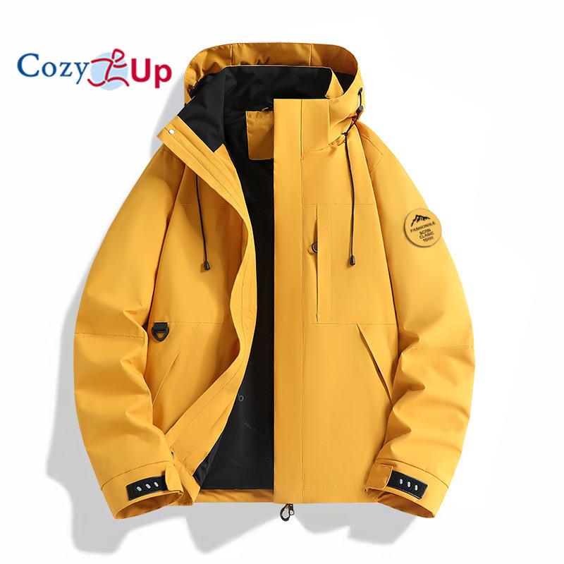 Men's Women's Enhanced Waterproof Jackets Outdoor Sports Heat-Sealed Seams Windbreaker Unisex Hiking Climbing Rain Coat