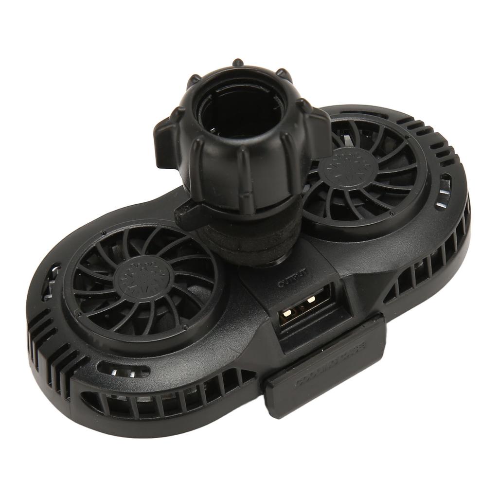 Cell Phone Cooler Semiconductor Cooling Silent Phone Radiator with Dual Fan Fast Cooling for Gaming