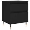 Nightstand Black 40 x 35 x 50 cm Engineered Wood