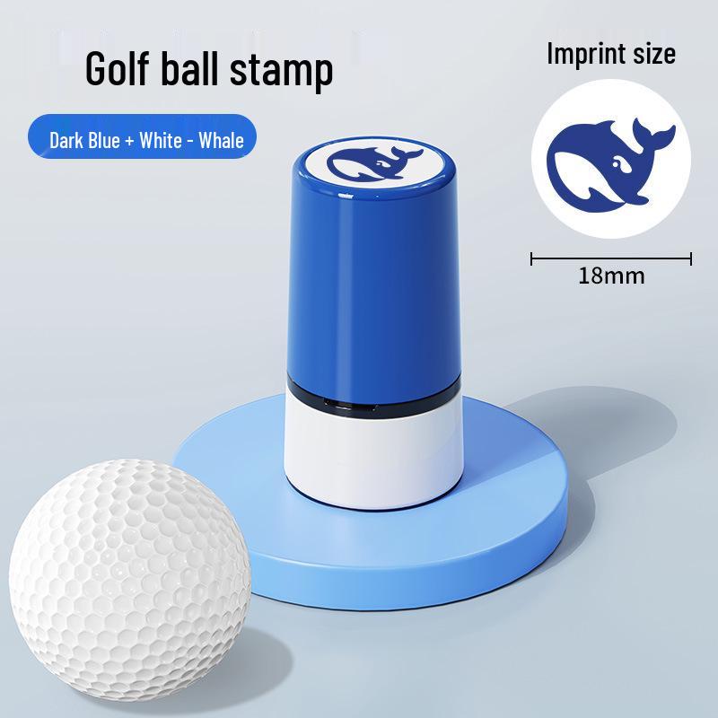 Quick-Dry Waterproof Golf Ball Marker Stamp - Various Patterns and Styles