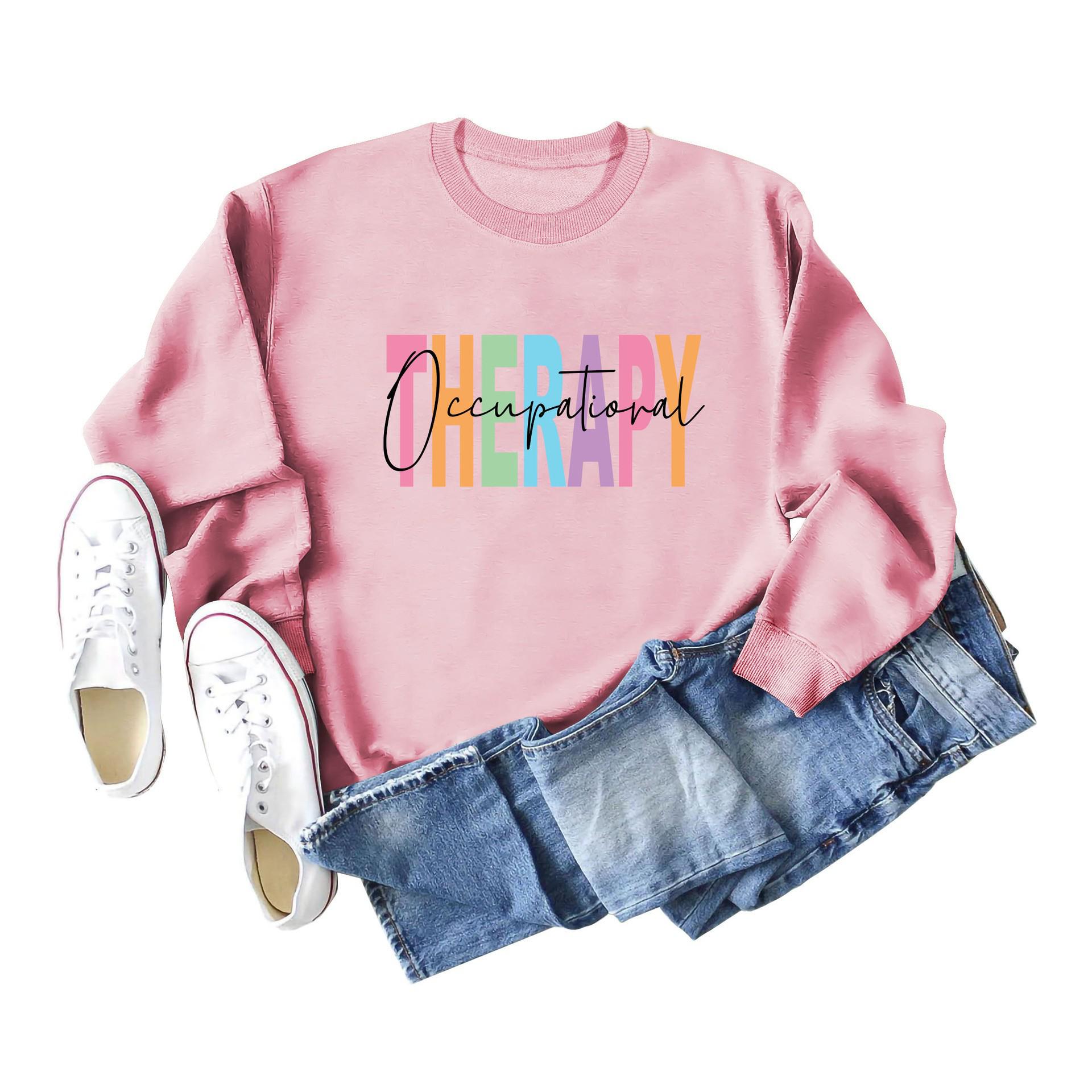 

THERAPY Women s New Autumn & Winter Sweatshirt Pullover XL