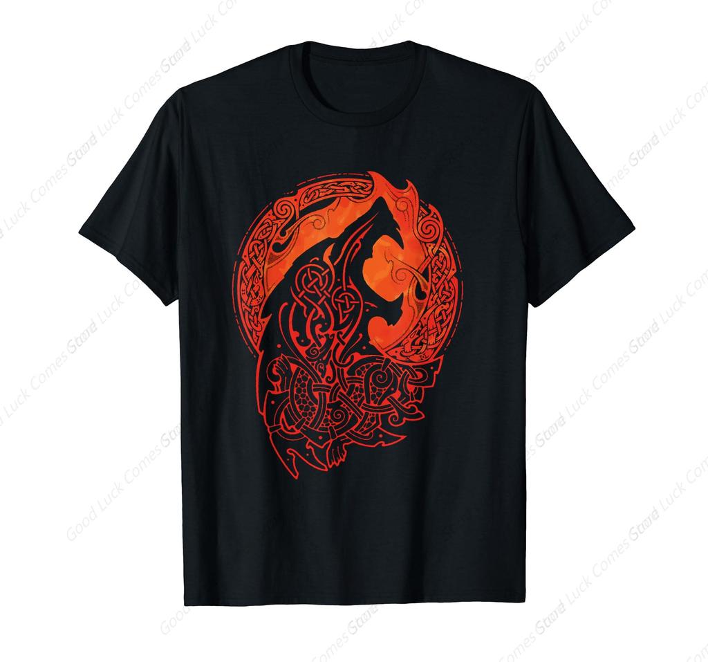 Viking Celtic Fenrir - Wolf Of Odin Viking T-Shirt