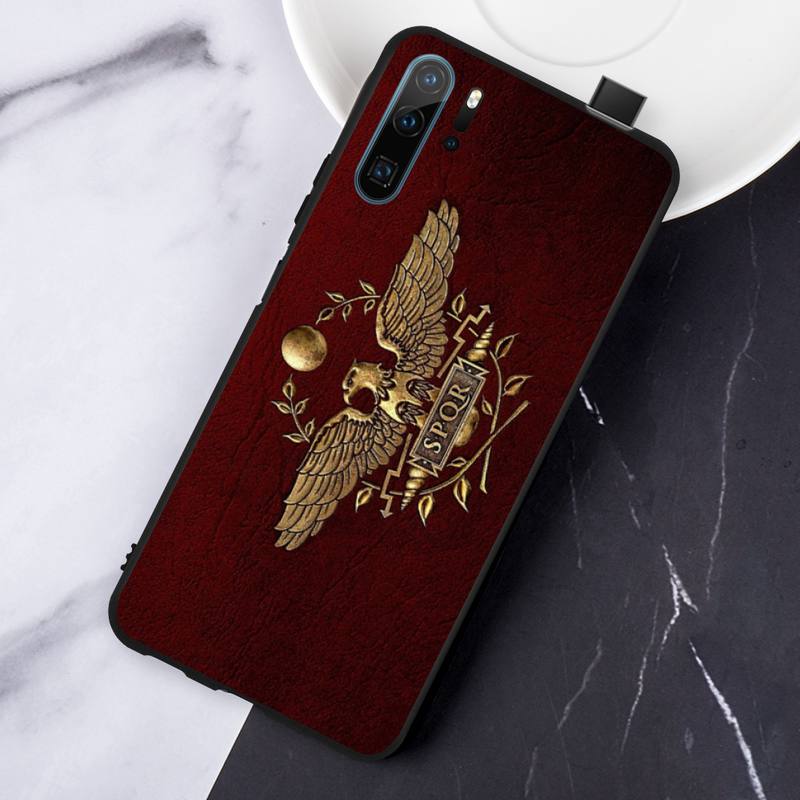 SPQR Roman Imperial Legion Pouzdro na telefon pro Huawei Honor Mate P 9 10 20 30 40 Pro 10i 7 8 axe Lite nova 5t