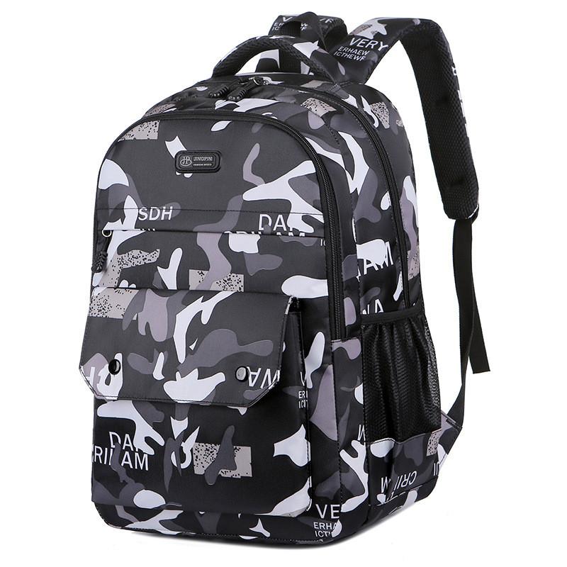 Student Printed Schoolbag Breathable Durable Travel Shoulders Bag