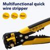Cable Stripping Tool For Electricians And DIY Enthusiasts Multi Purpose Wire Cutter Crimper With Comfortable Handle