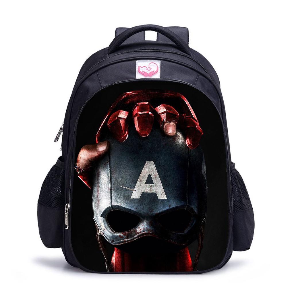 Marvel Iron Man Waterproof Backpack Large Capacity Schoolbag For Kids