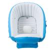 Inflatable Baby Bathtub with Air Pump Water Level Marker Skid Resistance Bottom Foldable Toddler