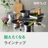Wahei Freiz Saucepan 16cm & Frying Pan 20cm Set, Gas & IH Compatible, Single Handle Pot, PFOA-Free, Delimese MB-3030
