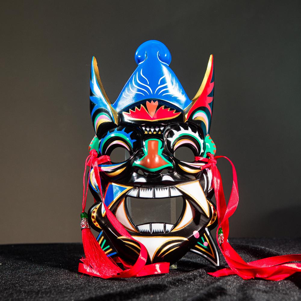 

25 Nuo Opera Full Face Masks - Guizhou Intangible Cultural Heritage