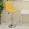 Day and Night - Day and Night Mustard Yellow Fabric Kitchen Stool