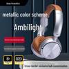 NIA Q2Pro Retro Metallic Bluetooth Over-Ear Headphones - High-End Fashion, Luxury Design.