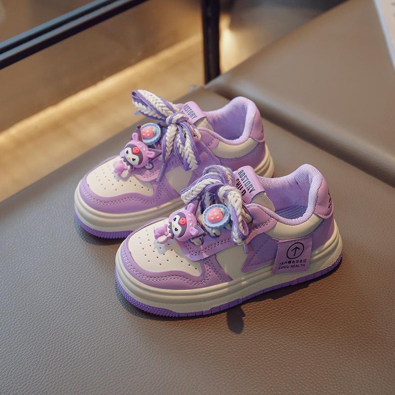 

Мягкая подошва с нескользящей подошвой для маленьких девочек. Низкие детские туфли с рисунком. size 30/shoe inner length 18.6 cm фиолетовый