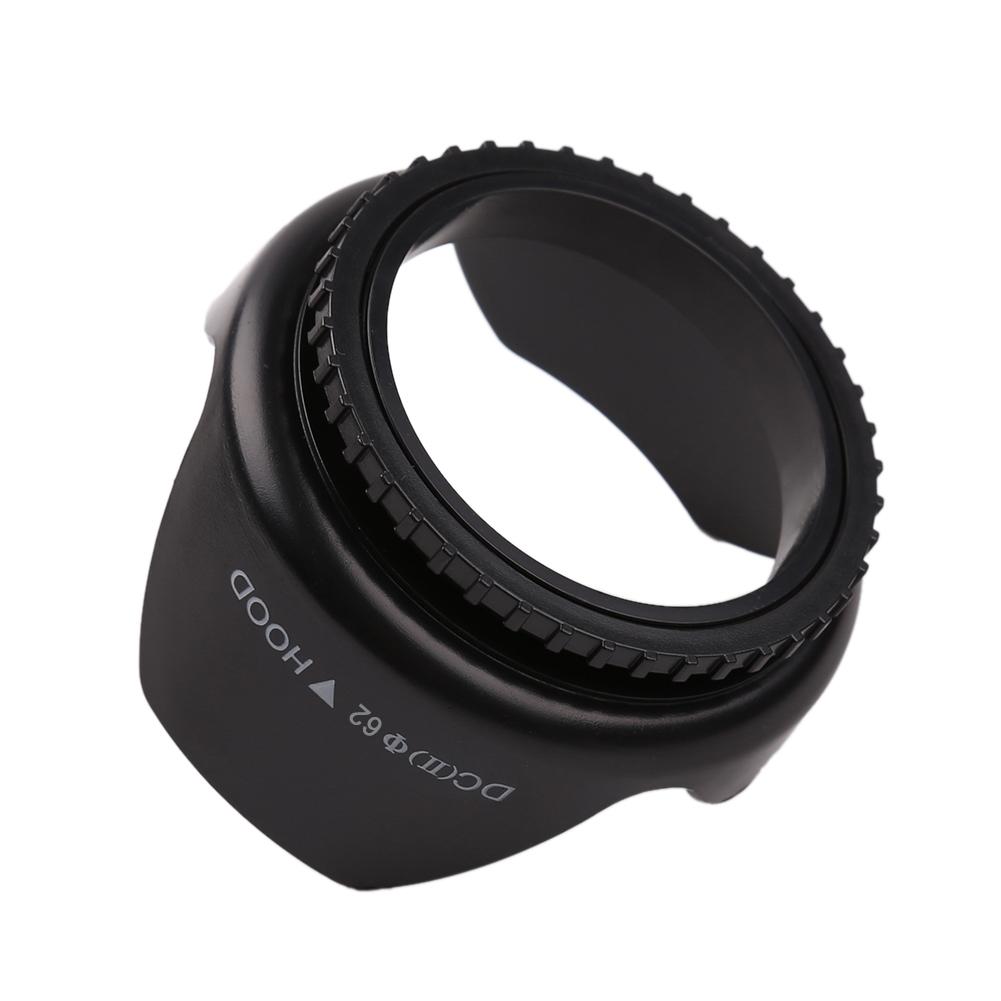52 55 58 62 67mm Lens Replaces Hood Screw Mount Lens Hood Replacement Camera Lens Hood for Canon Nikon Sony DSLR