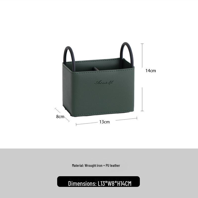 Dual-Color Multifunctional Desk Organizer: Pen Holder, Makeup Brush, Remote Stand