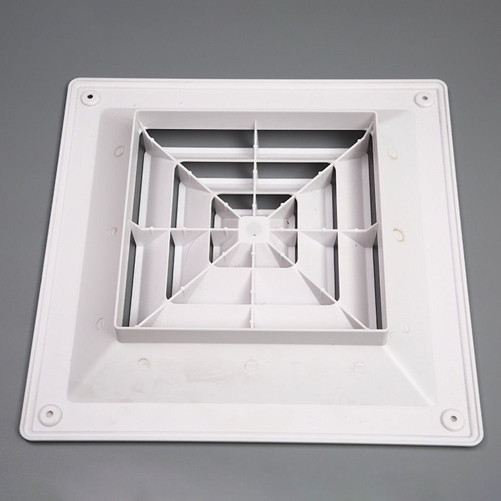 Square Ventilation Fan Easy to Install Air Conditioning Outlet Vent  for Outlet Vent Accessories