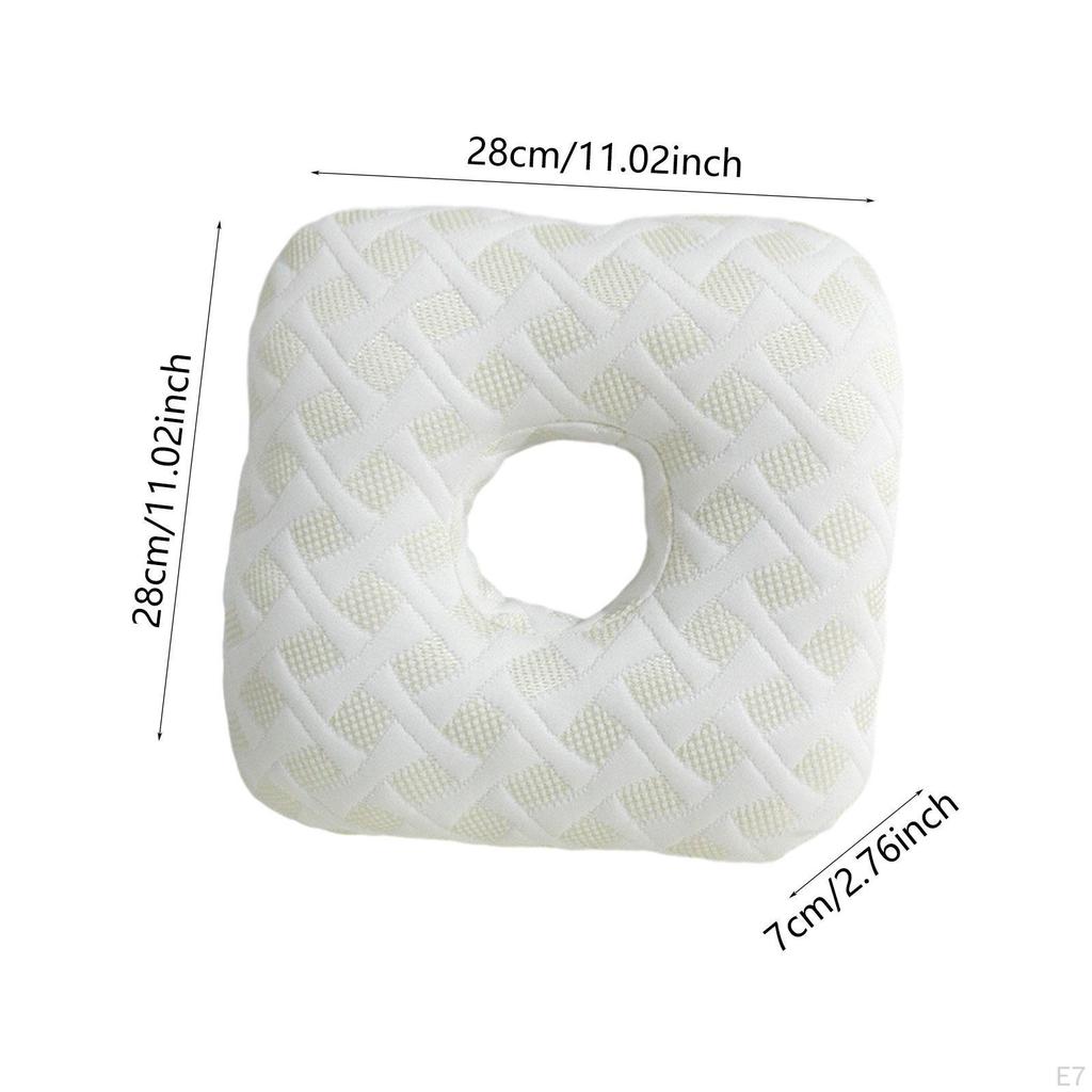 Ear Piercing Pillow for Cnh with Removable Cover Side Sleepers PP Cotton