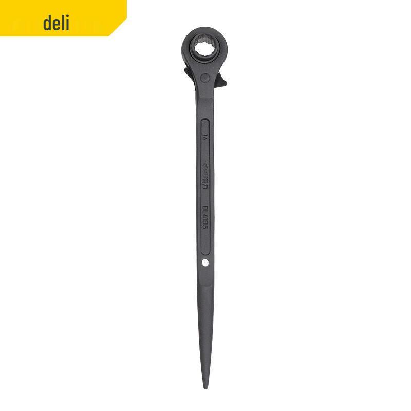 Deli Pointed Tail Ratchet Wrench 8 inch