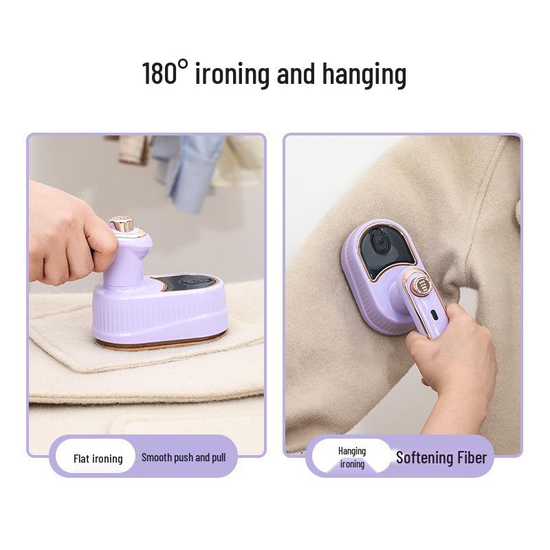 Foldable 2-in-1 Handheld Garment Steamer & Iron for Home Use