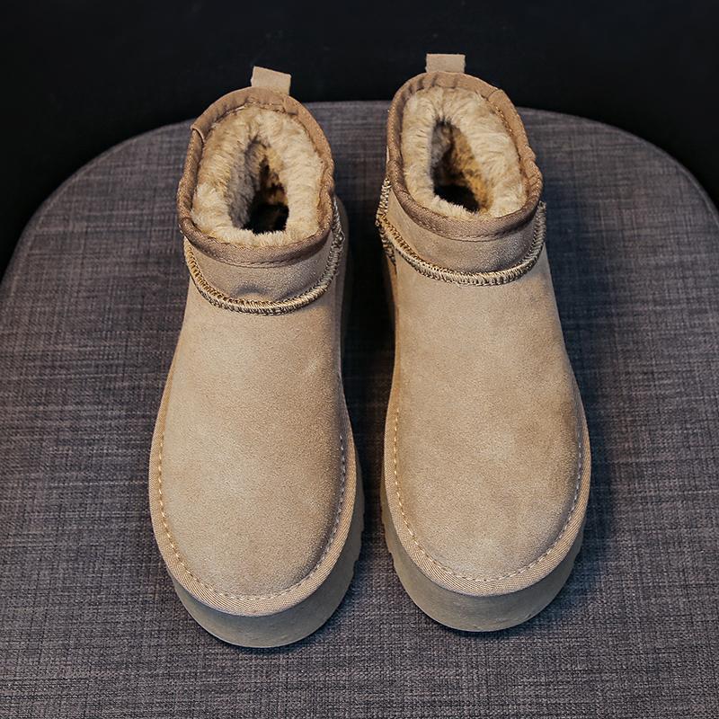 New 2024 Classic Thickened Fluff Women's Snow Boots Comfortable Warm Ankle Boots Women Winter Ladies Shoes Botas Mujer