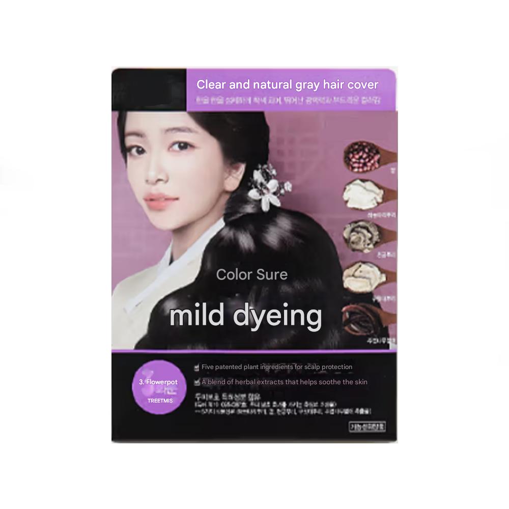 ColorSure Pouch Hair Dye Dark Brown 3-pack