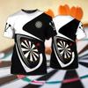 Beer And Darts 3D Print Men T-shirt Summer Cool Streetwear O-Neck Short Sleeve T Shirts Oversized Harajuku Boys Kids Tees Tops