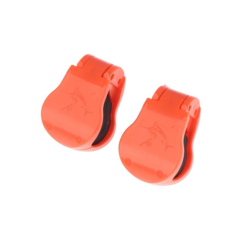 

2/4Pcs Fishing Rod Holder Fixer Clip Fishing Pole Holder Compact Design Fishing Rod Fixer Fishing Rod Holder 2Pcs помаранчевий