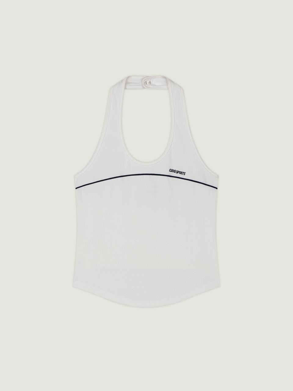 Grove Ryan Halter Top (White) White/F