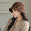 Women S Vintage Literary Warm Fisherman Hat Autumn Winter Commuter Hat