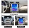 Android 2 Din Car Radio for Toyota Camry 6 XV 40 50 2006 2007 2008 2011 2012 for Tesla Style Carplay Multimedia Player Autoraido