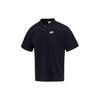 Чоловіча футболка з лацканами 'Чорна' Club Lapel T-Shirt DX0618-010