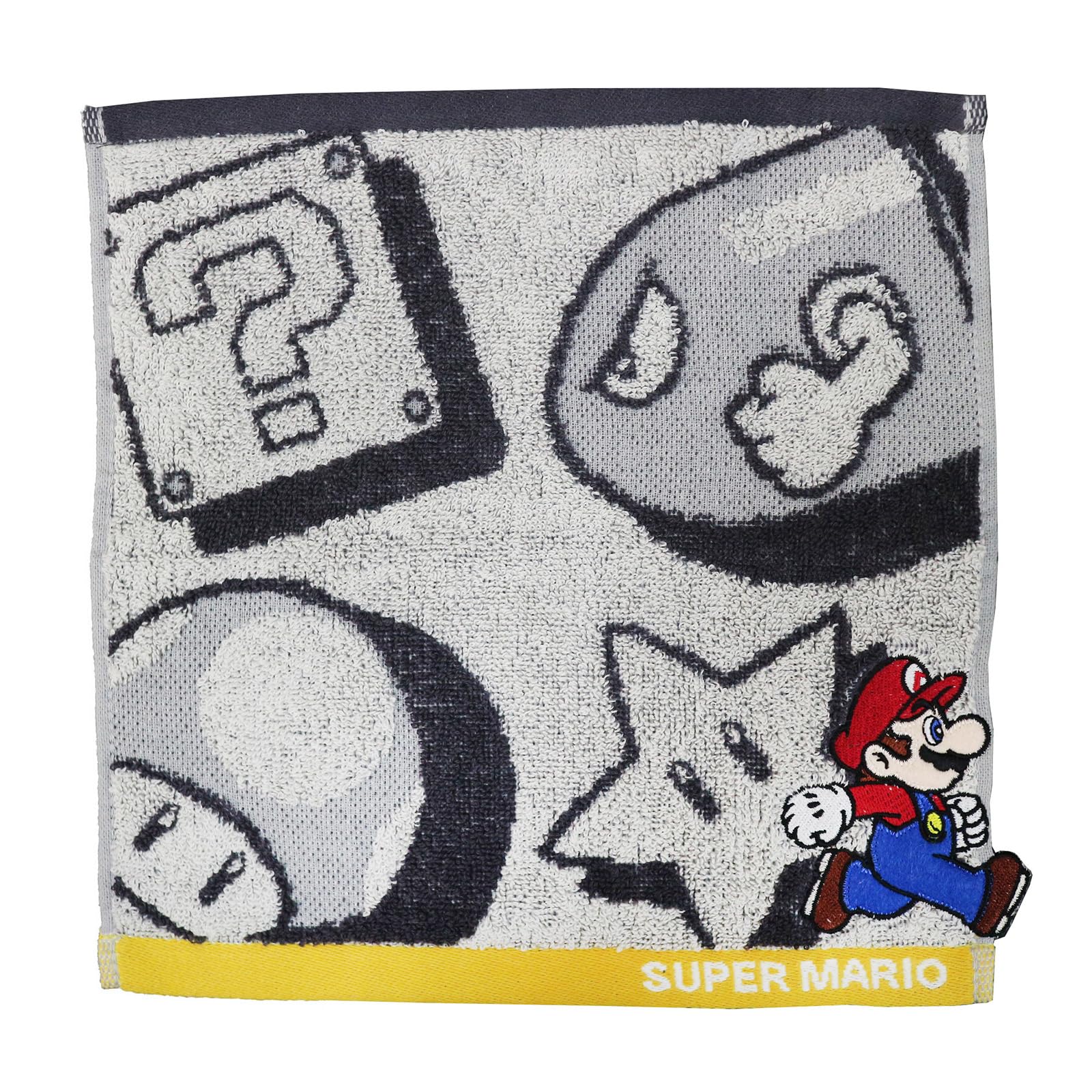 

Marushin Mini Nintendo Mario Adventure World Character Antibacterial and Odor Perfect Gift for 4485007900 Towel, Handkerchief, 100% Cotton, Design,