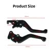 Universal Motorcycle Clutch Brake Handle Drum Lever double disc brake adjustable brake lever Motorbike Modification Accessories