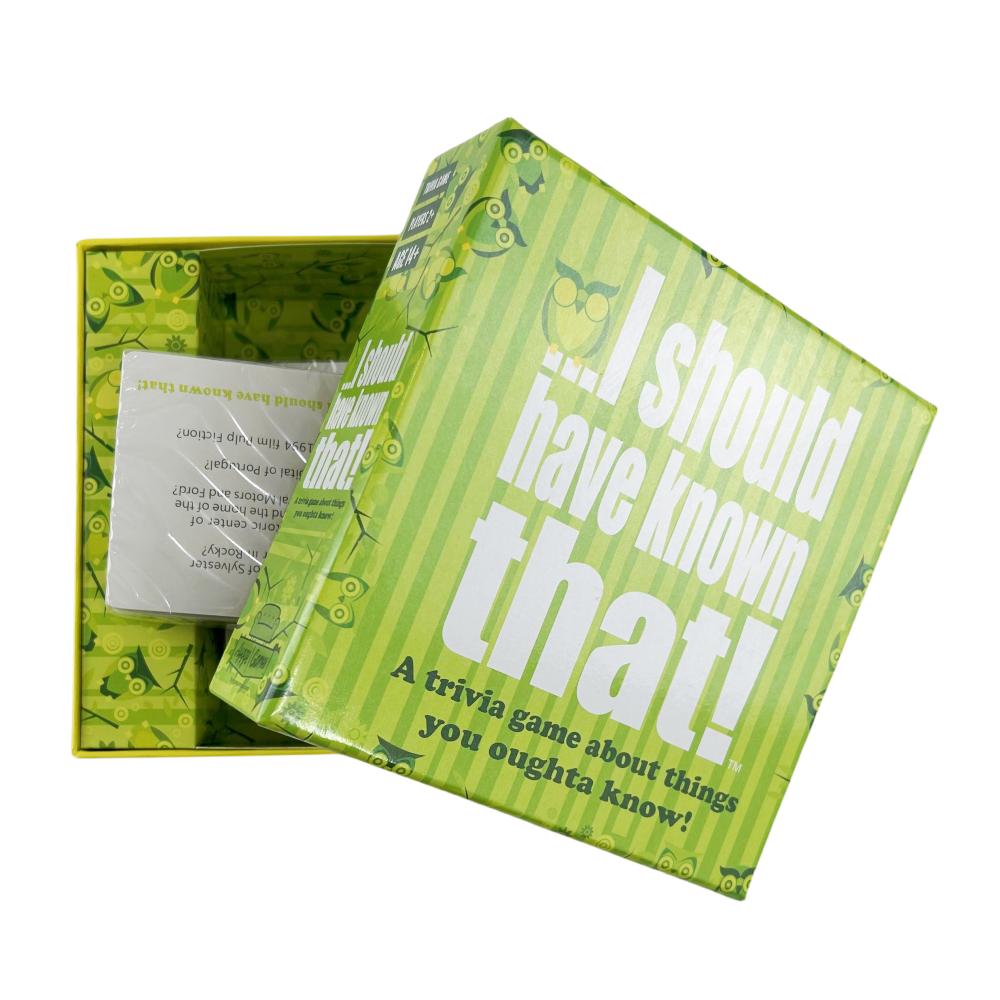 The Hygge Game I Should Have Known That Trivia Game Cards Green Board Deck Things They Don't Teach You In School