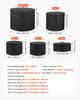 5-Piece Drum Case Set, 600D, Padded Drum Bags for Bass, Tom, and Snare, Thick Padding, Lightweight Protective Covers, Travel Storage Cases with