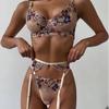 Multi-Color Embroidered European & American Sexy Temptation Lingerie Set