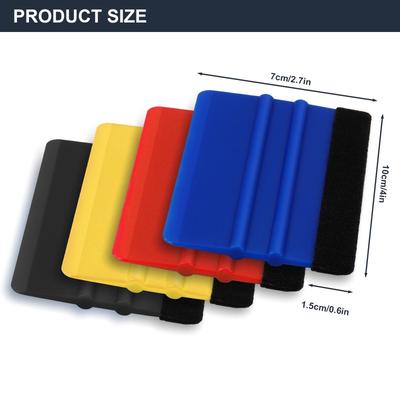 Car Wrap Tool Vinyl Scraper Cutter Film Kit Squeegee Set for Vehicle Window Tint Auto Accessories Wrapping Tools Vinyl Spatula
