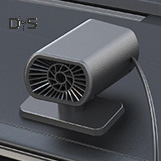 12V Car Heater Fan Portable Immediate Heat or Cool Defroster Adjustable Joints Quick Heating Car Heater for Winter Summer Driving