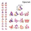 Spring Colorful Butterfly Shaped Paper String Garland Hanging for Wedding Birthday Party Baby Shower Decoration Kids Room Decor