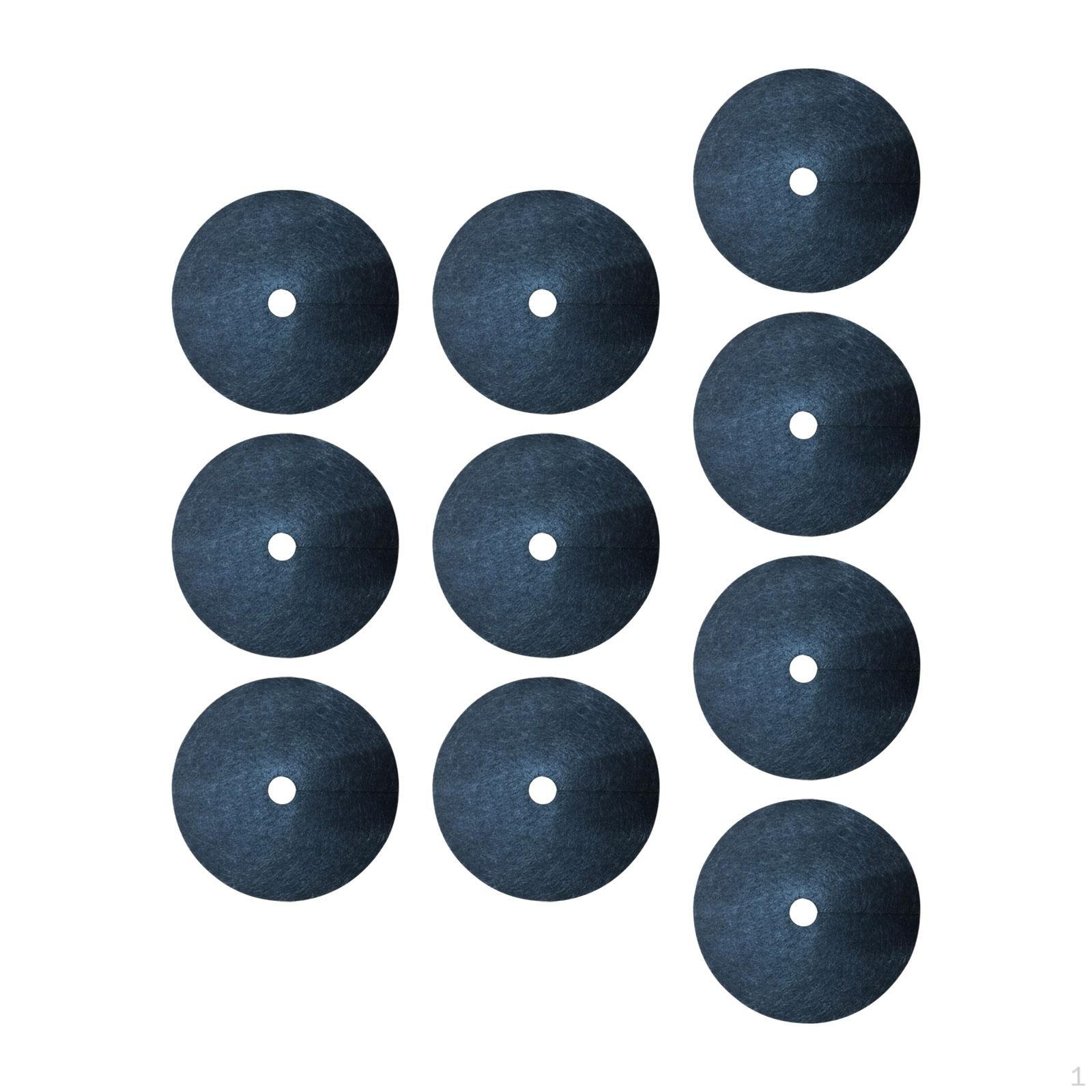 

10 шт. колец для мульчирования деревьев для борьбы с сорняками, защиты фруктов, утолщенного растительного покрова Black