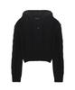 Nigaennikol Cozy Button Cable Hoodie Knit_Black