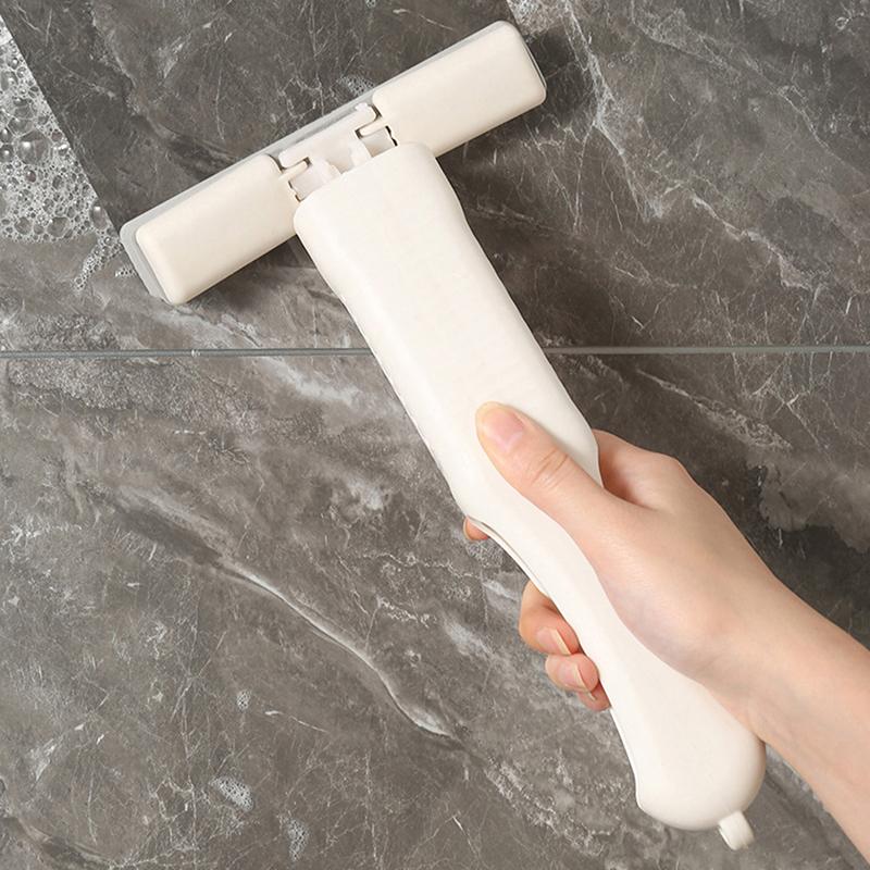 Household Cleaning Mop Portable Mini Mop Folding Absorbent Floor Scrubbing Mop Desk Window Car Glass Cleaning Tool