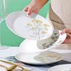 Nordic Style Set of 4 Creative Cartoon Ceramic Dinner Plates