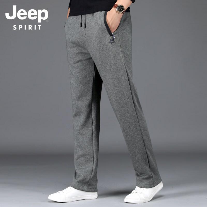JEEP SPIRIT Men s Summer Ice Silk Straight-Leg Pants XL