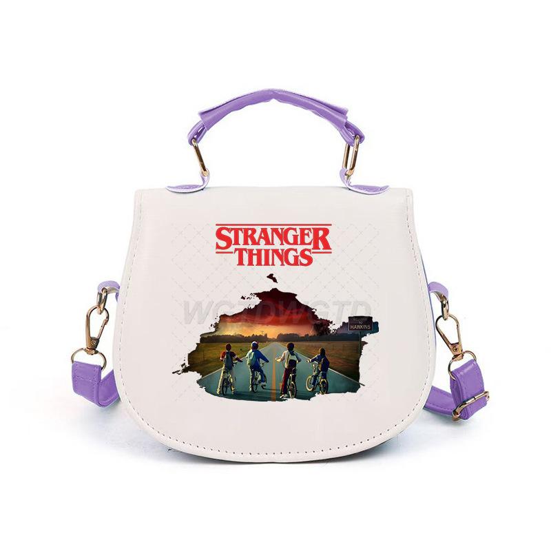 KTB Stranger things Bedrukte schoudertas  14.5*17*6.3cm