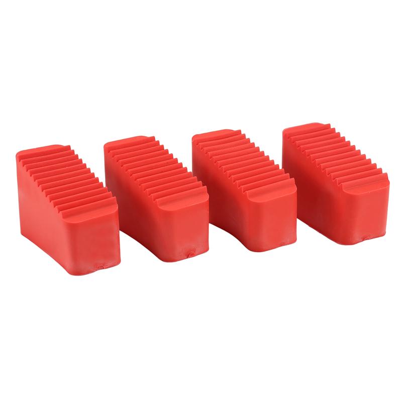 

2025 Trend 4Pcs Step Ladder Feet Covers Versatile Ladder Leg Covers Non-Skid Ladder Pads Rubber Foot Pad Insulating Foot Sleeve красный